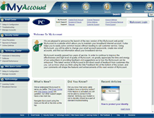 Tablet Screenshot of myaccount.plantationcable.net